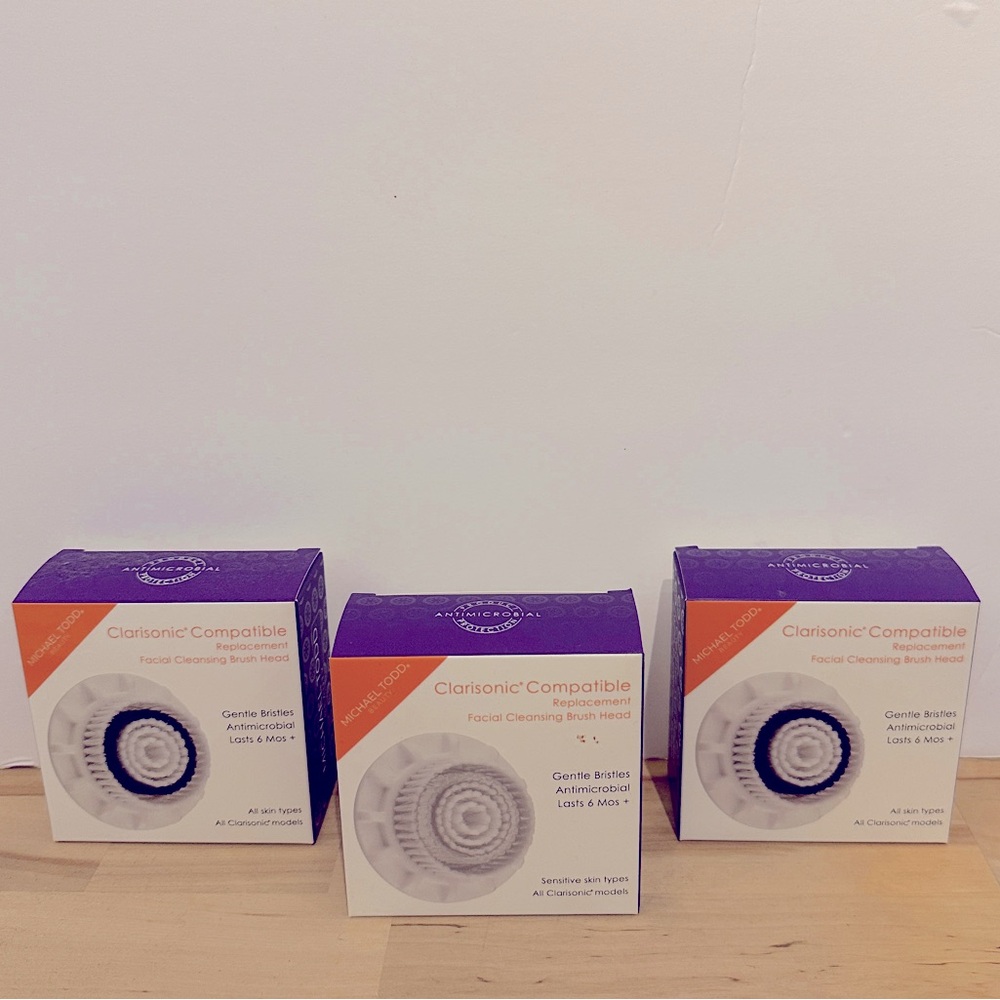 NIB Clarisonic compatible Facial Cleansing Brush Heads